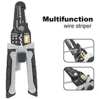 NJBLZQ Multifunctional Wire Stripping Pliers – Stainless Steel Wire Stripping Pliers Richie's Grey