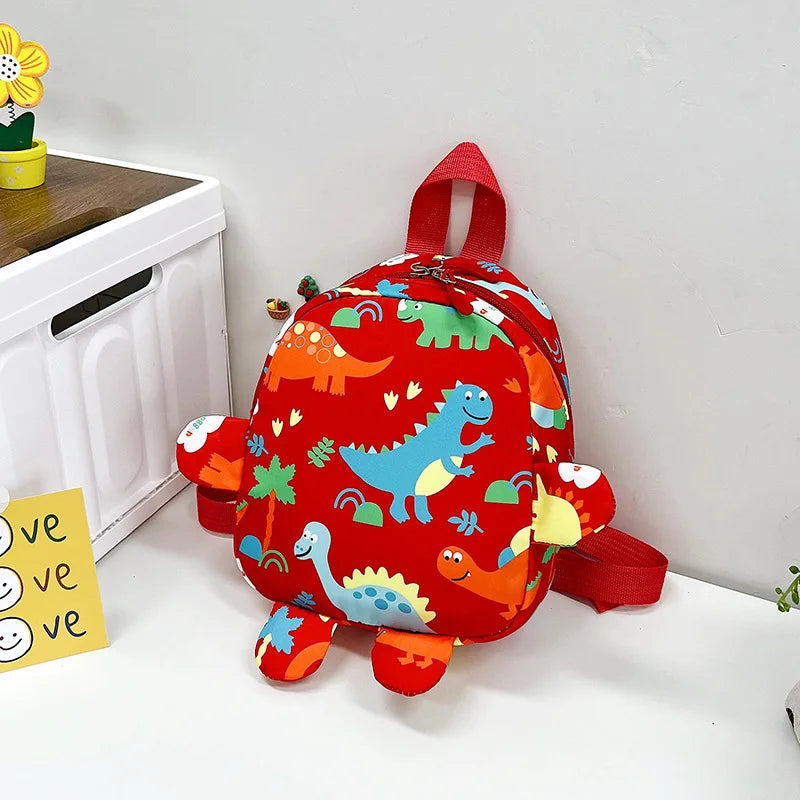 Cartoon Dinosaur Kids Backpack – Preschool Bag Boys Girls Kids School Backpack Richie's Red