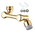 1080° Rotating Gold Faucet Aerator – 2-Mode Swivel Tap Extender Faucet Aerator Richie's as show