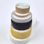 Gold Silver Lurex Glitter Elastic Band 5 Yards | 6–30mm Widths Elastic Trim Band Richie's
