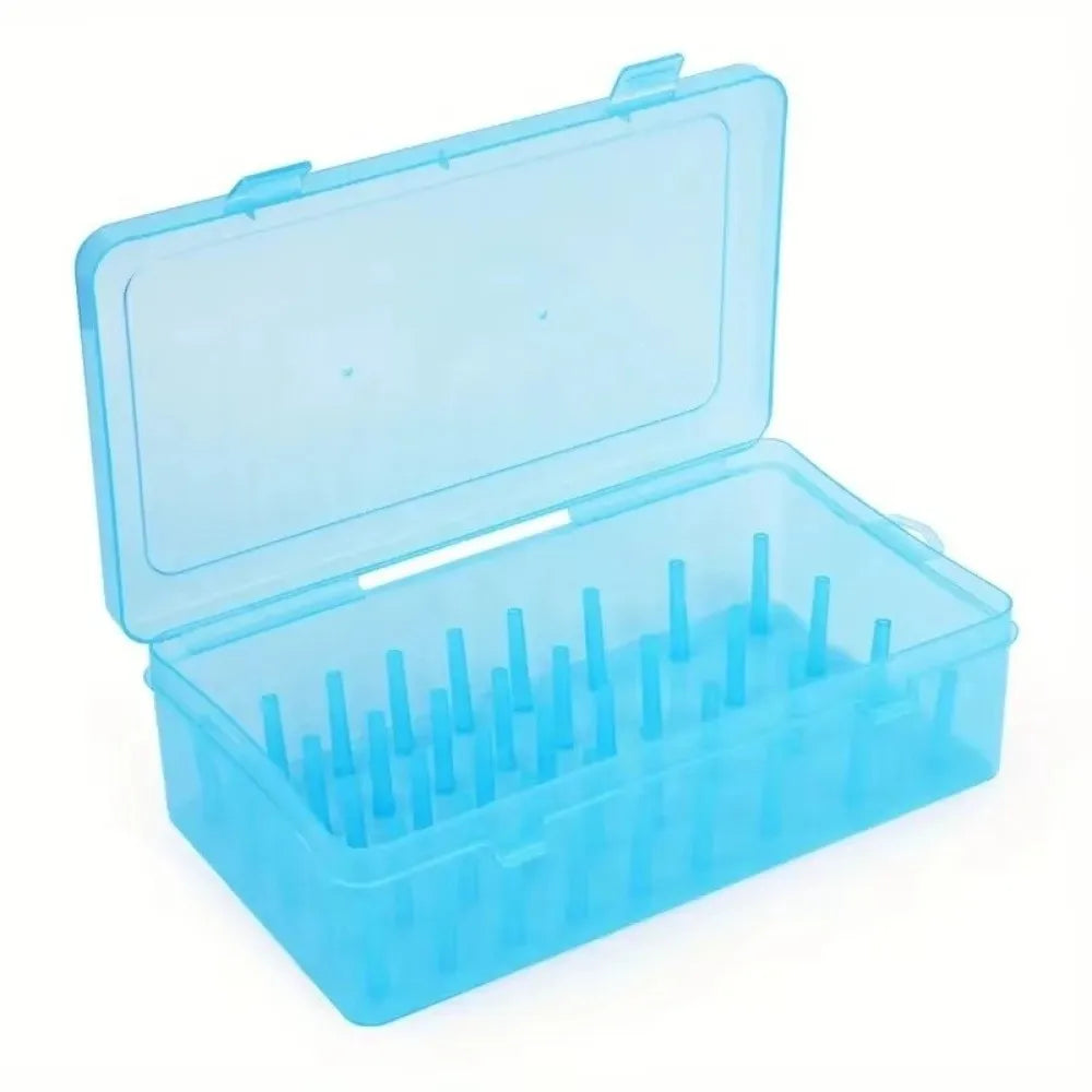 42-Axis Transparent Sewing Thread & Bobbin Storage Box Sewing Thread Organizer Richie's