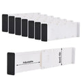 8-Pack Adjustable Drawer Dividers with Side Locking Buckle Drawer Organizer Richie's SKY BLUE
