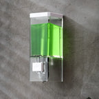 No-Drill Wall Mount Manual Soap Dispenser – Transparent ABS Soap Dispenser Richie's
