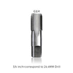 BSP Taper Pipe Tap Metal Thread 1/8" to 3/4" – Straight Flute Pipe Thread Tap Richie's Tap.5