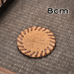 Round Braided Bristle Placemat – Heat Resistant Non-Slip Table Mat Table Placemat Richie's 8cm as show