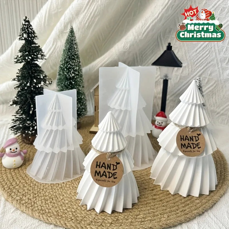 2pcs Silicone Christmas Tree Resin Molds – S & L Ornament Set Silicone Craft Molds Richie's