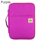 A4 Zipped Portfolio Conference Folder & Document Organizer Portfolio Conference Folder Richie's Purple