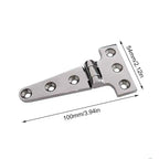 316 Stainless Steel Marine T-Hinge – Heavy Duty Anti-Rust Marine T-Hinge Richie's 100x54mm