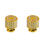 2PCS Rhinestone Crystal Drawer Pulls & Cabinet Door Handles Cabinet Drawer Pulls Richie's Gold 2pcs