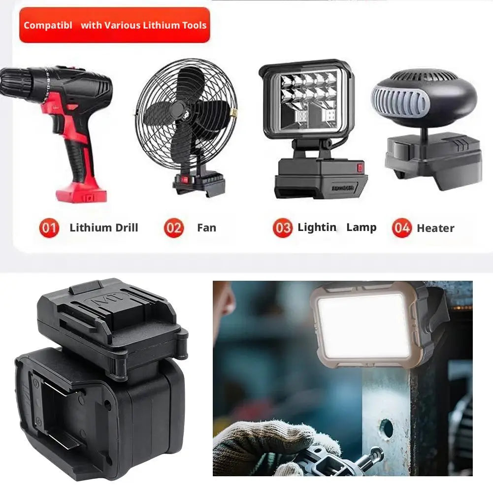 Makita 18V BL1830 Dual Battery Parallel Adapter – Power Tool Battery Adapter Richie's