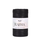 Multi-Colored Raffia Yarn 100g – Bamboo Fiber DIY Knitting Craft Knitting Yarn Richie's Black