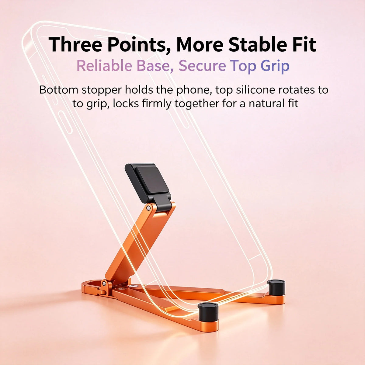 Mini Foldable Keychain Phone Stand – Multi-Angle Adjustable Phone Stand Richie's