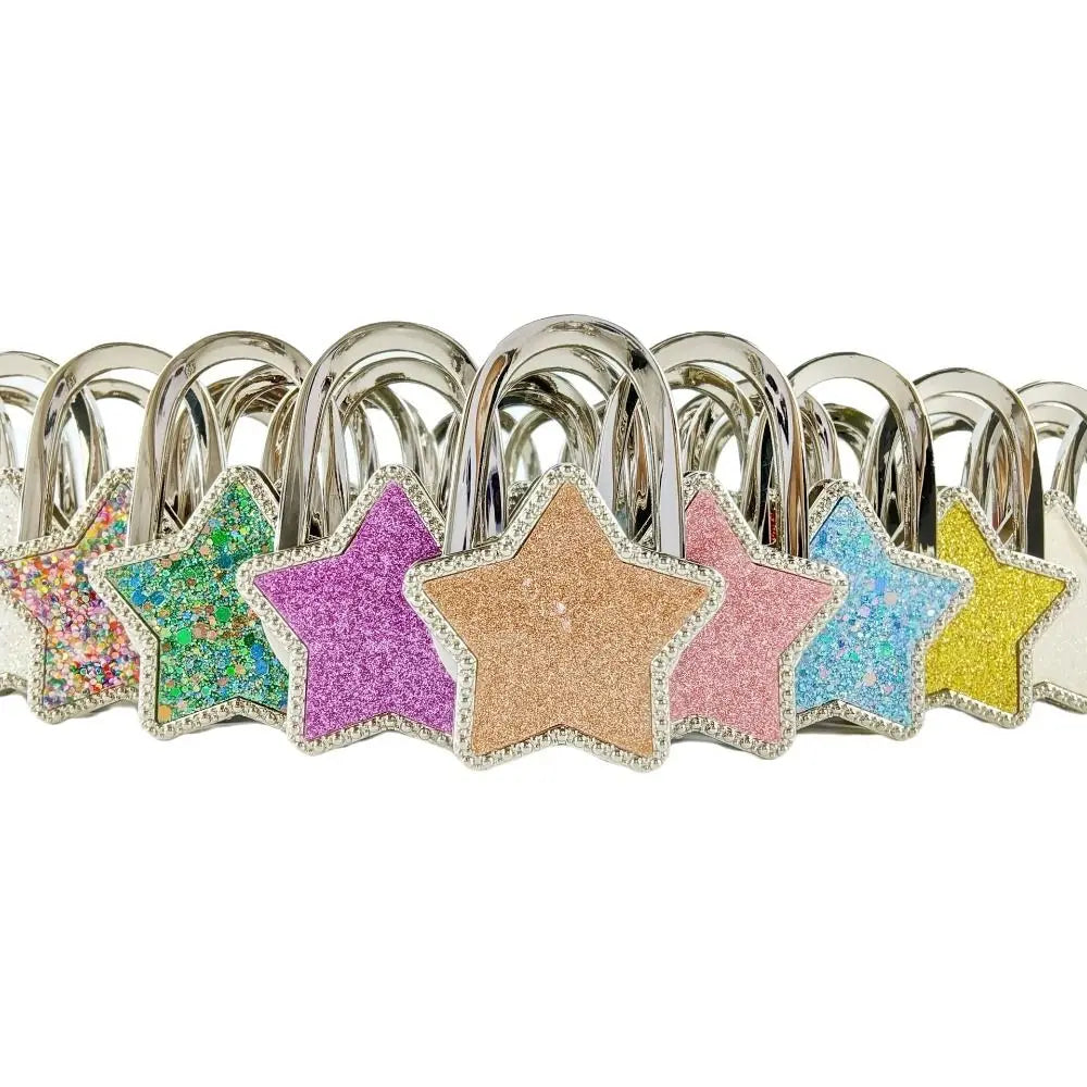Foldable Star Handbag Hook – Zinc Alloy Purse Hanger for Table Handbag Hook Hanger Richie's