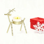 Christmas Reindeer Tealight Holders – Metal Xmas Candle Decor Tealight Candle Holder Richie's
