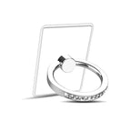 Transparent Diamond Ring Phone Holder – Rotatable Finger Grip Phone Ring Stand Richie's Square