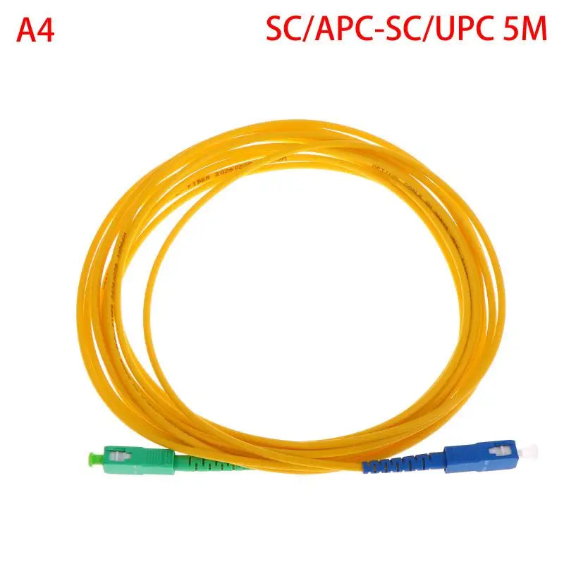 Single Mode Fiber Optic Patch Cord Simplex SM 9/125 UPC FTTH Fiber Optic Patch Cord Richie's A4