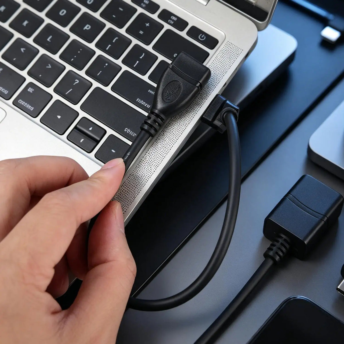 USB 3.0 Male to Female Extension Cable 90 Degree Bend 30cm USB Extension Cable Richie's