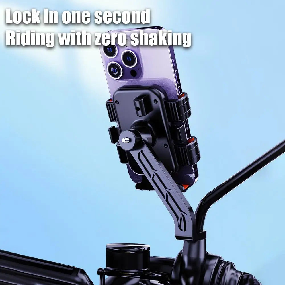 360° Bike Phone Mount – Shockproof Handlebar Holder Handlebar Phone Mount Richie's