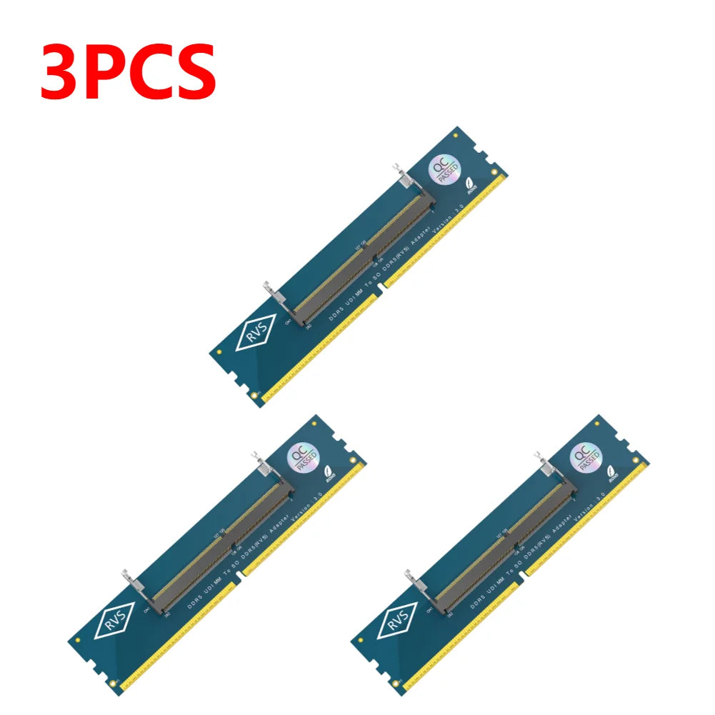 DDR5 SO-DIMM to U-DIMM Adapter Card – Laptop RAM to Desktop RAM Adapter Card Richie's 3 PCS