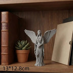 Praying Guardian Angel Statue 3D Printed Religious Figurine Decorative Figurine Richie's A7
