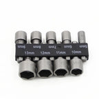 9/14 Pcs Hex Nut Driver Drill Bit Socket Set | 1/4" Shank Nut Driver Bit Set Richie's 9 PCS
