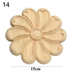 Floral Wood Carved Appliques – Decorative Furniture Corner Accents Wood Carved Applique Richie's 14