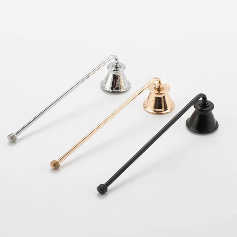 Stainless Steel Candle Snuffer Bell Wick Extinguisher | Gold Black Silver Candle Snuffer Richie's