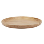 Round Wooden Tea Serving Tray with Raised Edges | 3 Sizes Wooden Serving Tray Richie's