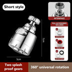 360° Rotating Faucet Adapter – 2/3 Mode Water Saver Faucet Filter Adapter Richie's A2