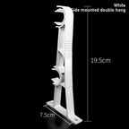 Aluminum Curtain Rod Bracket – Single & Double Hang Curtain Rod Bracket Richie's White-Side mounted 2
