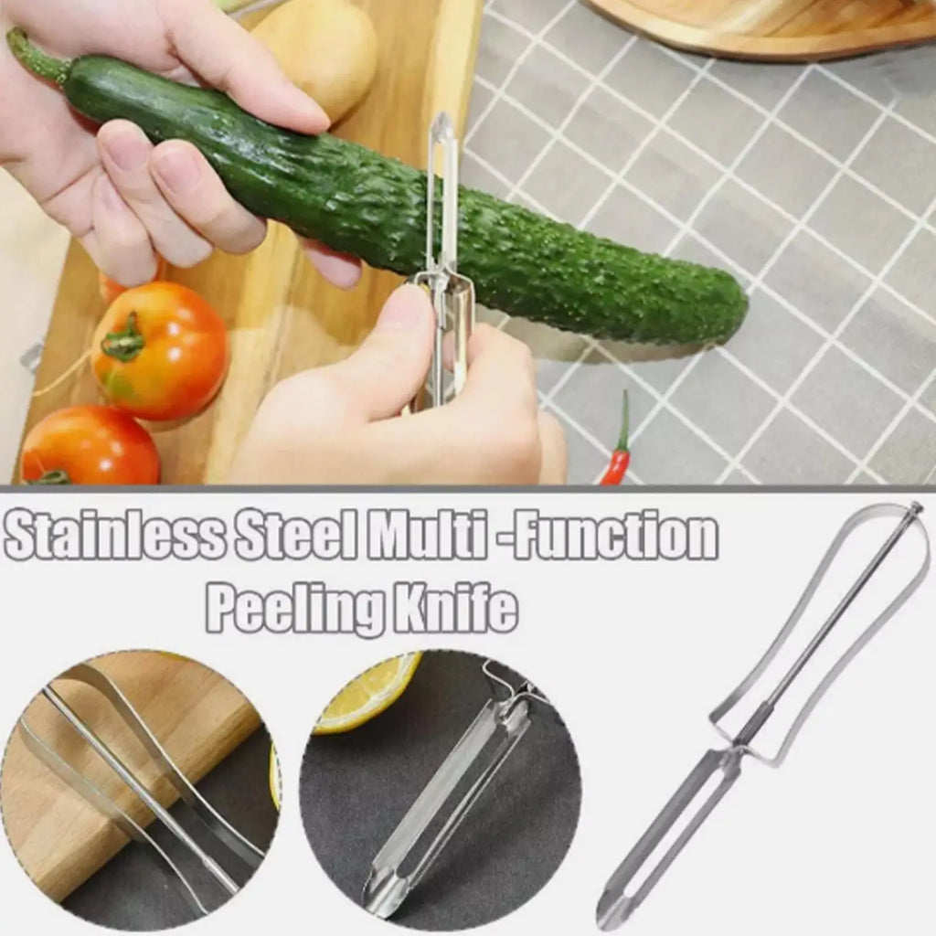 Stainless Steel Vegetable Peeler – Multi-Function Kitchen Tool Vegetable Peeler Richie's