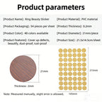54pcs Self-Adhesive Screw Cap Cover Stickers – Furniture PVC Screw Cap Stickers Richie's