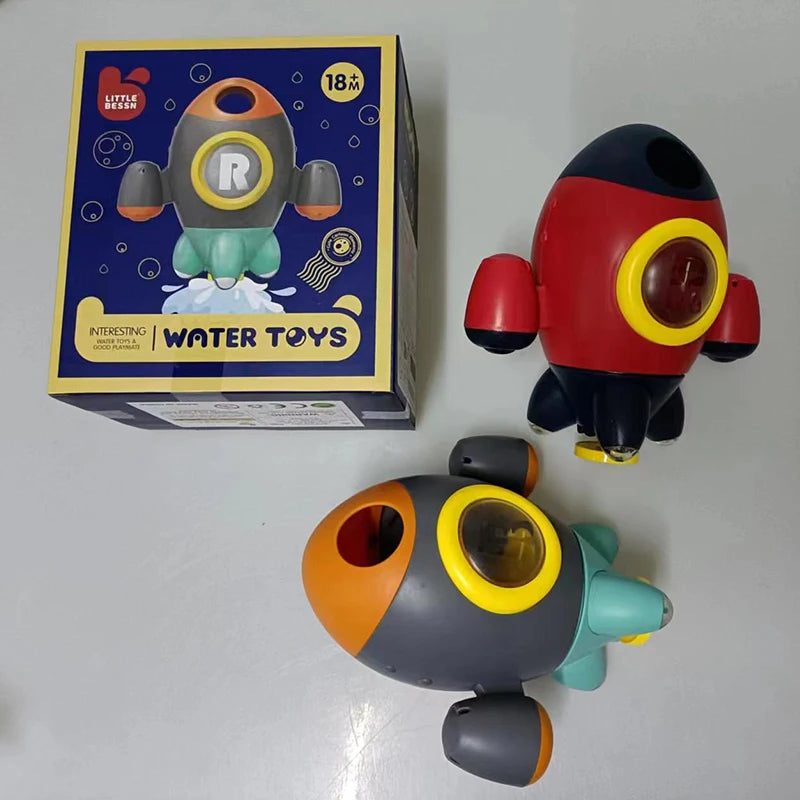 Rotating Rocket Spray Bath Toy Handheld Showerhead for Kids Kids Bath Toy Richie's