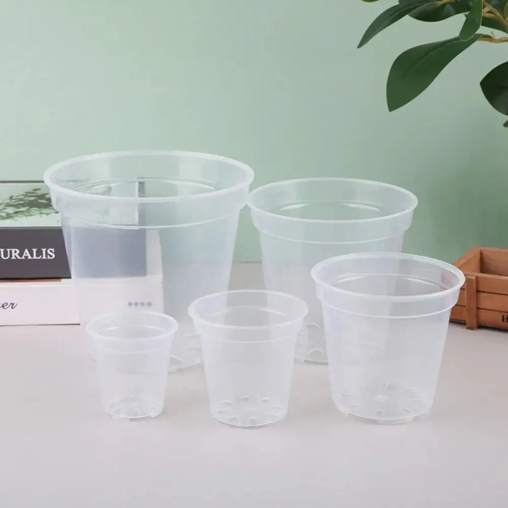 Transparent Plastic Orchid Nursery Planter Pot – Round DIY Nursery Planter Pot Richie's