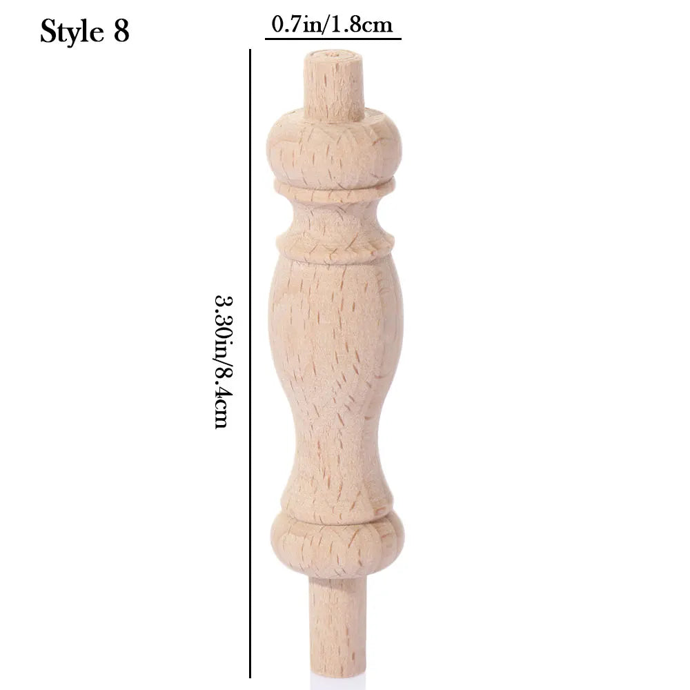 Vintage Wood Carved Furniture Leg – European Style Cabinet Foot Furniture Leg Richie's 8