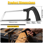 6-Inch Mini Portable Hand Saw – Quick-Change Blade & Grip Mini Hand Saw Richie's