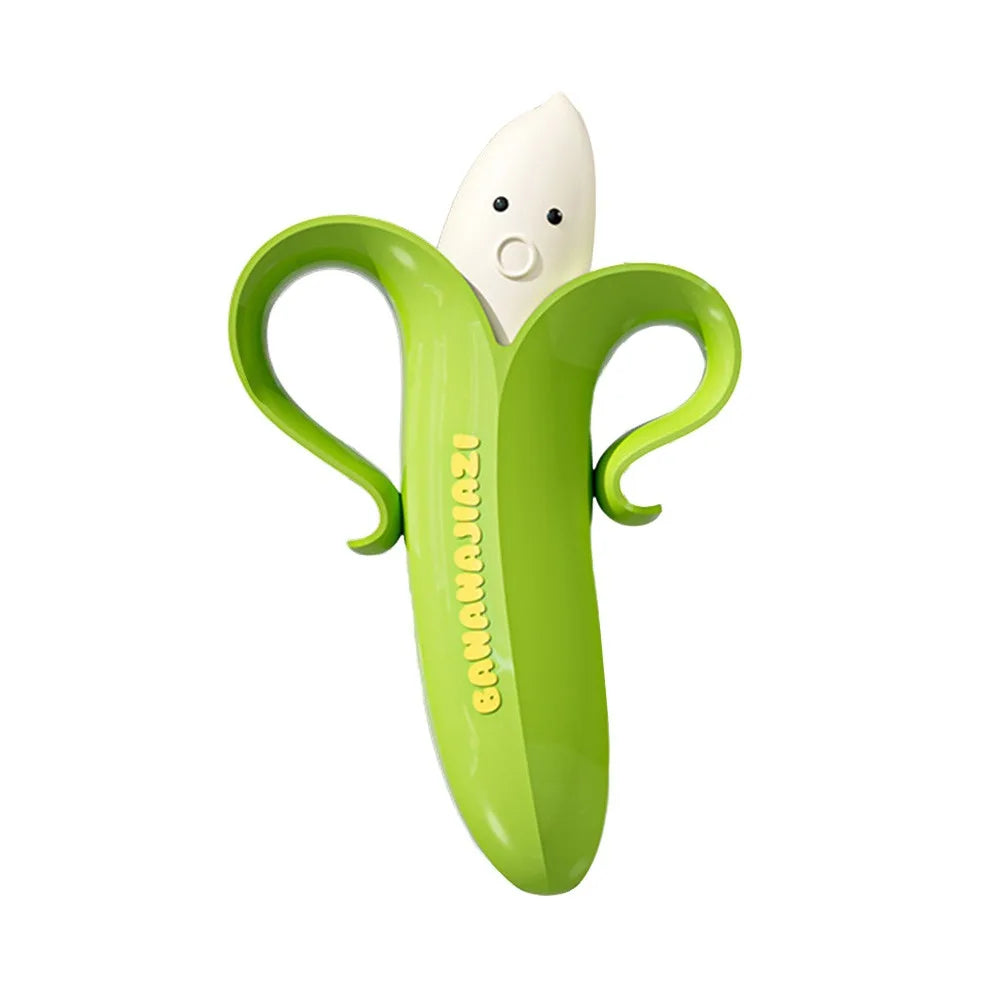 Cute Banana 2-in-1 Hair Cleaning Clip with Drainage Hole Bathroom Cleaning Clip Richie's Green
