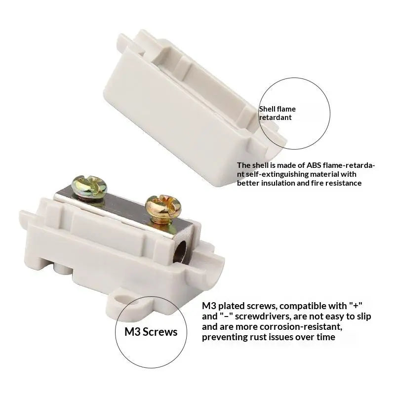 Wire Connector Junction Box Quick Splice Brass Terminal Block Electrical Terminal Block Richie's