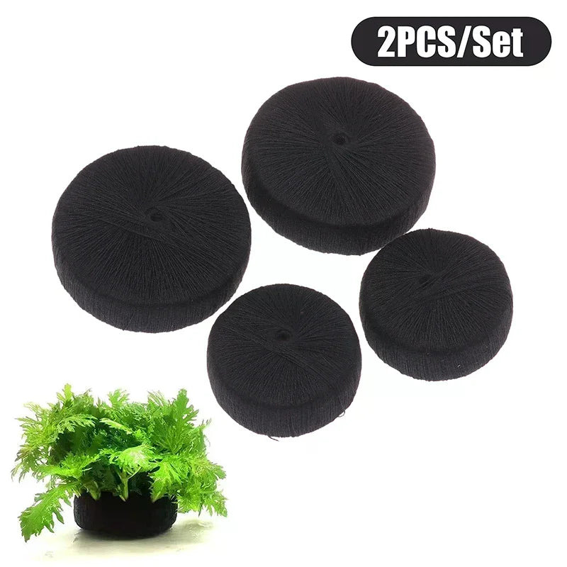 2Pcs Aquarium Plant Substrate Cups 5/7cm – Fish Tank Root Base Aquarium Plant Base Richie's