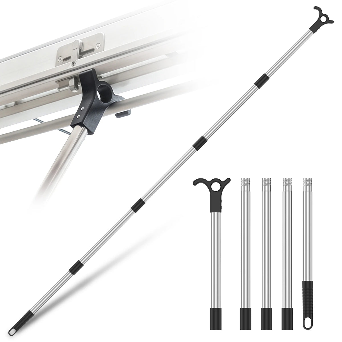 Telescoping Skylight Rod with Hook – Extendable Window Opener Window Opener Rod Richie's