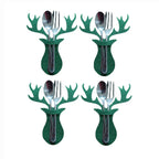 Christmas Cutlery Holder Bags | Festive Non-Woven Fabric 4 Pcs Cutlery Holder Bags Richie's 20