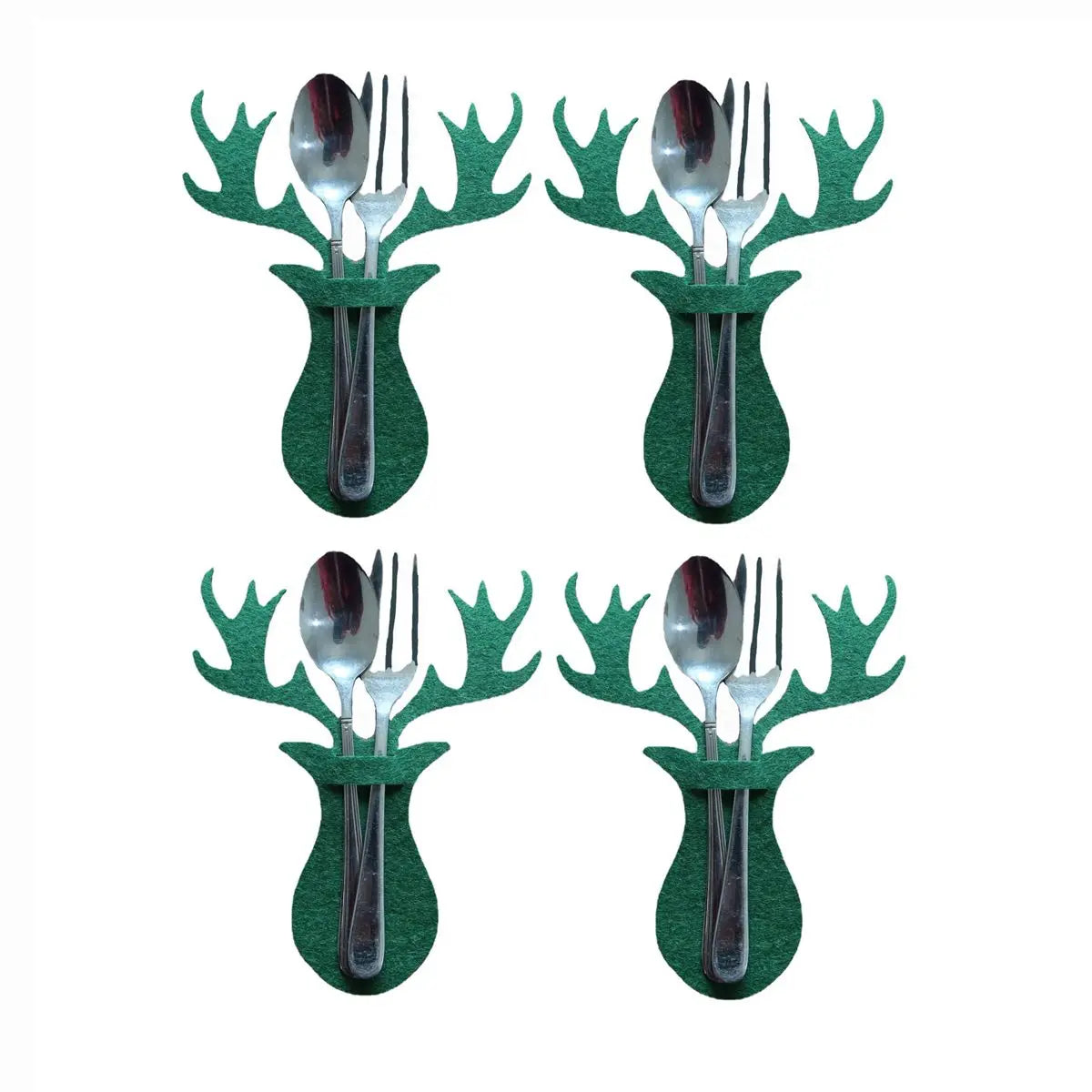 Christmas Cutlery Holder Bags | Festive Non-Woven Fabric 4 Pcs Cutlery Holder Bags Richie's 20