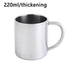 Stainless Steel Travel Coffee Mug Tumbler with Handle Travel Coffee Mug Richie's 220ml-thickening as shown