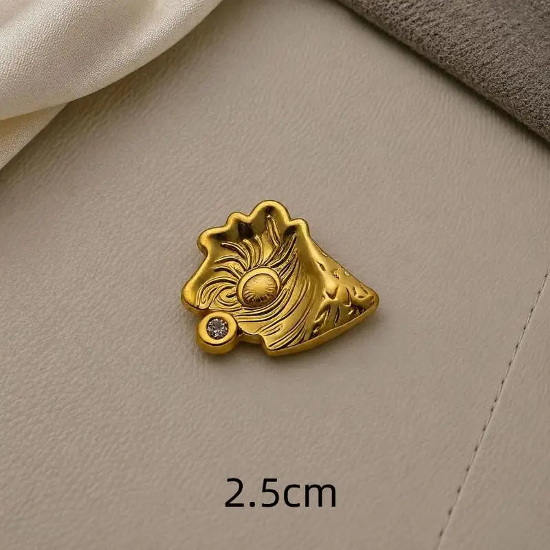 Eye-Shaped Alloy Buttons – DIY Sewing & Clothing Decoration