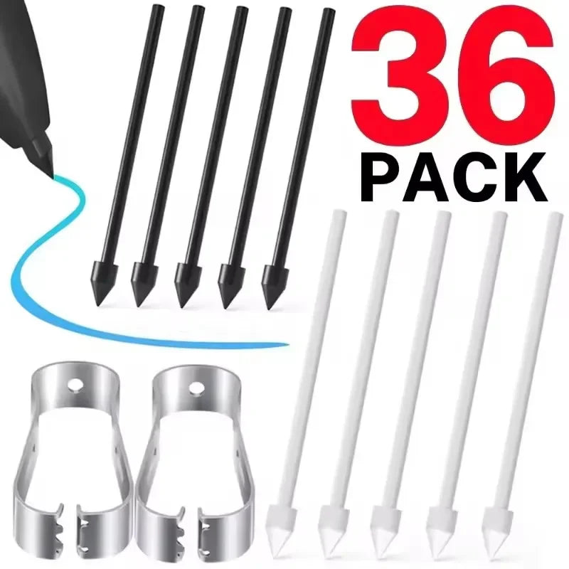 Samsung S Pen Replacement Tips 16-Set with Tweezer | Tab S6–S25 Stylus Pen Tips Richie's