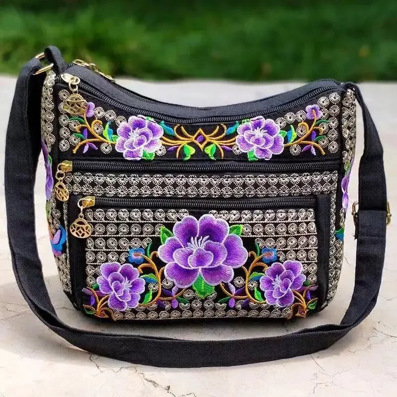 Yunnan Ethnic Embroidered Crossbody Shoulder Bag for Women Embroidered Crossbody Bag Richie's style6