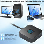 USB Fingerprint Reader 5ft Cable – Windows Hello 10/11 USB Fingerprint Scanner Richie's