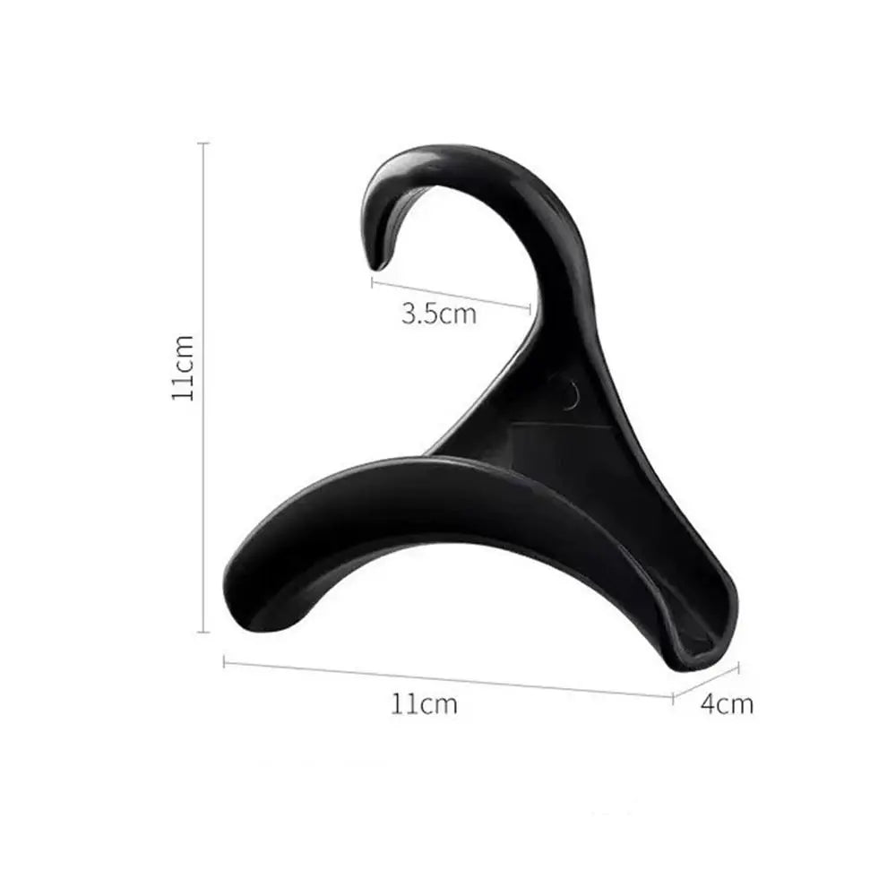 Plastic Handbag Hanger Hook – Closet Rod Storage Organizer Closet Hanger Hook Richie's Black