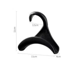 Plastic Handbag Hanger Hook – Closet Rod Storage Organizer Closet Hanger Hook Richie's Black