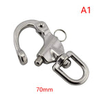 316 Stainless Steel Swivel Eye Snap Shackle | Quick Release Marine Marine Snap Shackle Richie's A1-70mm
